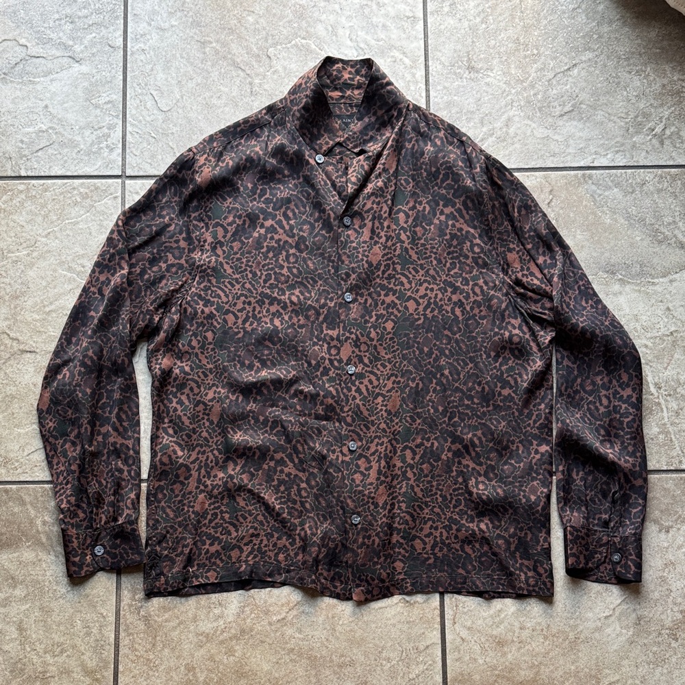 All Saints Men's Relaxed Fit Shirt
